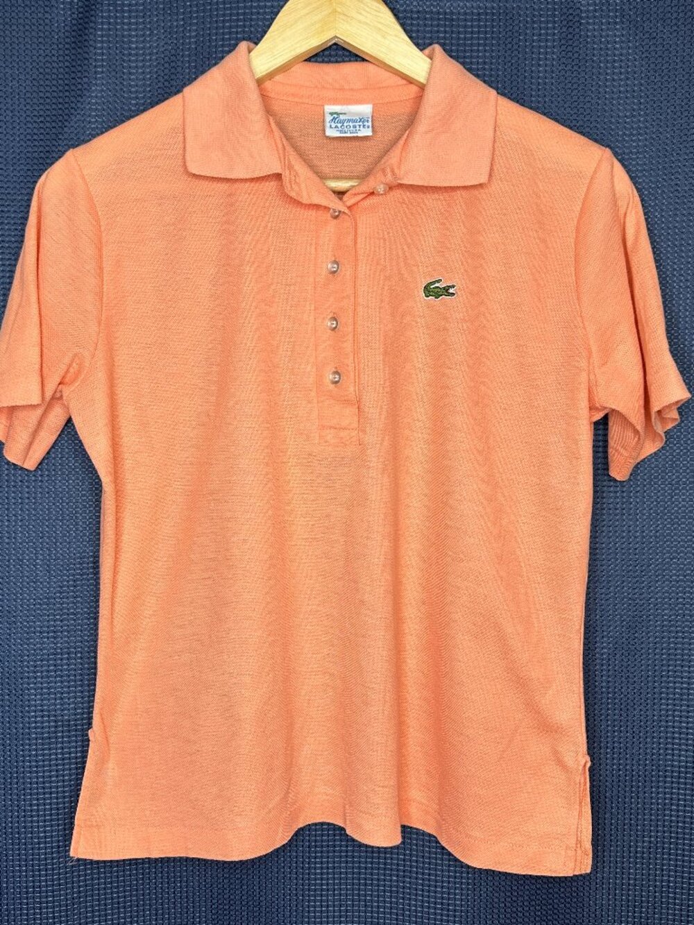 Vintage Haymaker Lacoste Women’s Polo Shirt with Logo, Size 7/9 80s Preppy Golf